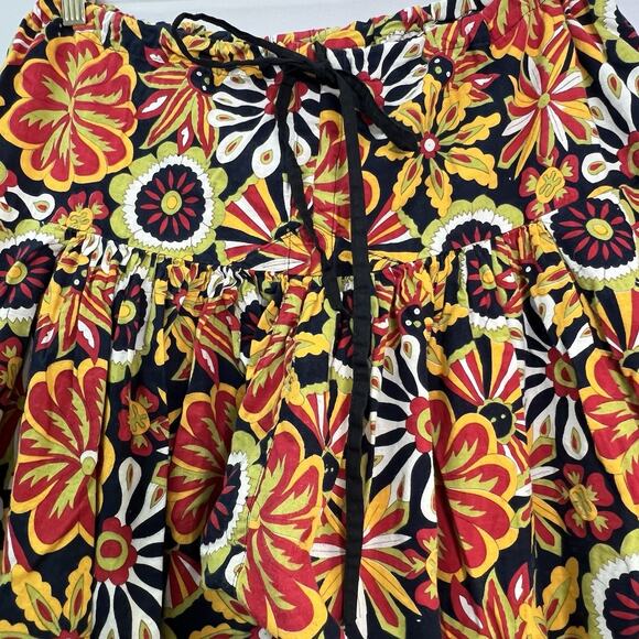 Harem Pants Floral Cotton Fabric Hippie Baggy Boho Pleated OS - Picture 3 of 10